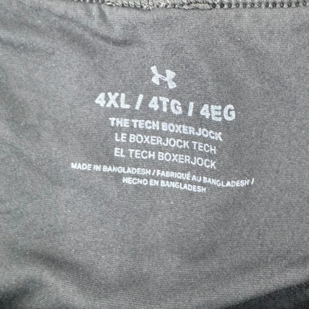 Under Armour Tech Boxer Briefs Men's 4XL Black Boxer Briefs Athletic Performance